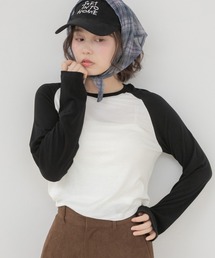 シアーラグランロングTシャツ