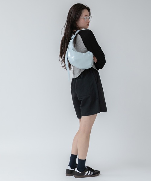 HEILIS(ヘイリス)の「シアーラグランロングTシャツ(Tシャツ/カットソー・レディース・ホワイト/グレー・FREE)」の18枚目の写真