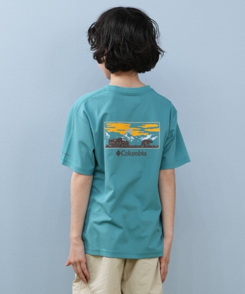 Columbia（コロンビア）の「columbia/コロンビア Y RUM BOWL OFZ GRAPHIC SS キッズ Tシャツ PY1055（Tシャツ/カットソー・キッズ・ブラック/ブルーグリーン/ストーン・M/S/XL/L）」の3枚目の写真