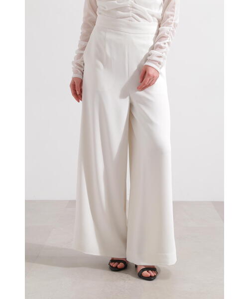 PINKY & DIANNE ピンキーアンドダイアン　サテンフレアーパンツ ◇サテンフレアーパンツ（その他パンツ）｜PINKY&DIANNE