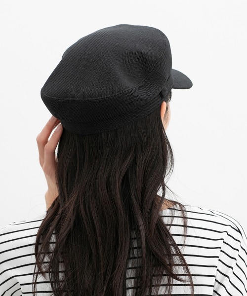 Honeys（ハニーズ）の「マリンキャスケット（キャスケット・レディース・アイボリー/ブラック/グレー・FREE）」の10枚目の写真