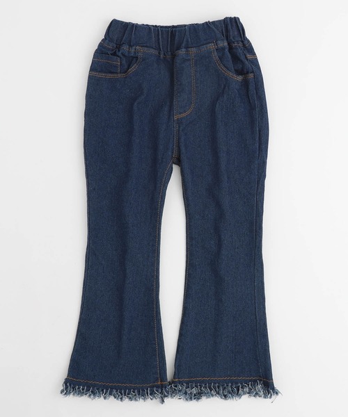 URBAN CHERRY(アーバンチェリー)の「フリンジフレアデニムパンツ(デニムパンツ・キッズ・ブルー・120cm/130cm/150cm/110cm/140cm)」の3枚目の写真