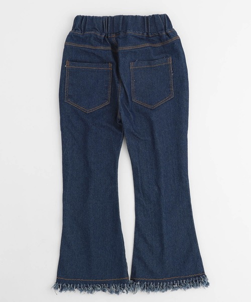 URBAN CHERRY(アーバンチェリー)の「フリンジフレアデニムパンツ(デニムパンツ・キッズ・ブルー・120cm/130cm/150cm/110cm/140cm)」の4枚目の写真