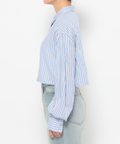 chejiruページ LOWRYS FARM（ローリーズファーム）の「ストライプ2PシャツLS