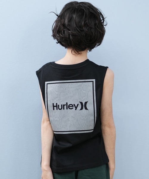 Hurley （ハーレー）の「Hurley/ハーレー SQUARE LOGO SL キッズ タンクトップ BCSL251090（タンクトップ・キッズ・ブラック/ホワイト・130cm/140cm/150cm/160cm）」の8枚目の写真