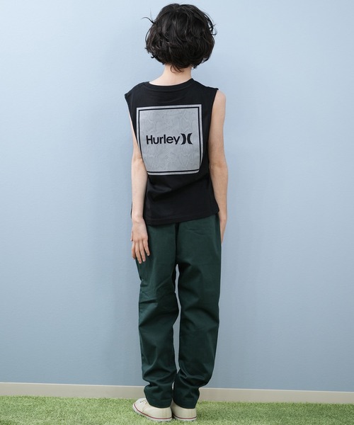 Hurley （ハーレー）の「Hurley/ハーレー SQUARE LOGO SL キッズ タンクトップ BCSL251090（タンクトップ・キッズ・ブラック/ホワイト・130cm/140cm/150cm/160cm）」の10枚目の写真