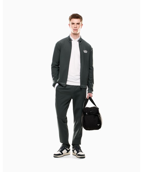 EMPORIO ARMANI EA7（エンポリオアルマーニイーエーセブン）の「<オンライン限定>【エンポリオ アルマーニ EA7】Golf Club ポロシャツ ストレッチコットン／モダール混紡ジャージー（ポロシャツ・メンズ・ホワイト/グリーン系・MEDIUM/SMALL/X-LARGE/XX-LARGE/LARGE/X-SMALL）」の3枚目の写真