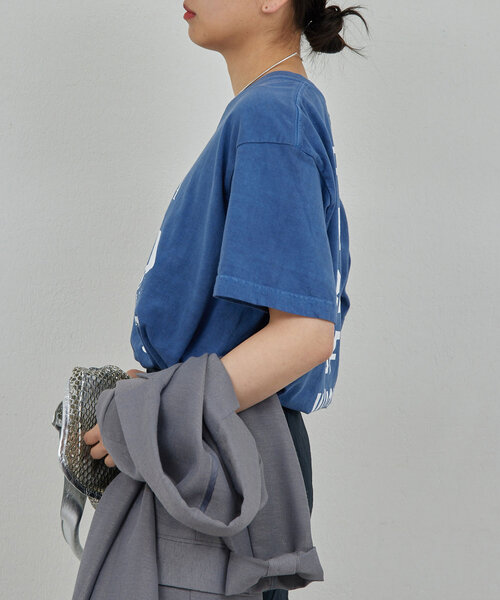 GALLARDAGALANTE(ガリャルダガランテ)の「【GOOD ROCK SPEED】プリントTシャツ『NIRVANA』(Tシャツ/カットソー・レディース・ネイビー・FREE)」の4枚目の写真