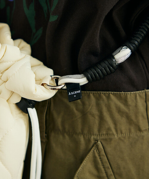 A SCENE(エーシーン)の「A SCENE/エーシーン DESIGN PARACORD SHOULDER デザインパラコードショルダー(スマホグッズ・メンズ・ブラック/その他/シルバー/イエロー/ピンク・ONE SIZE)」の6枚目の写真