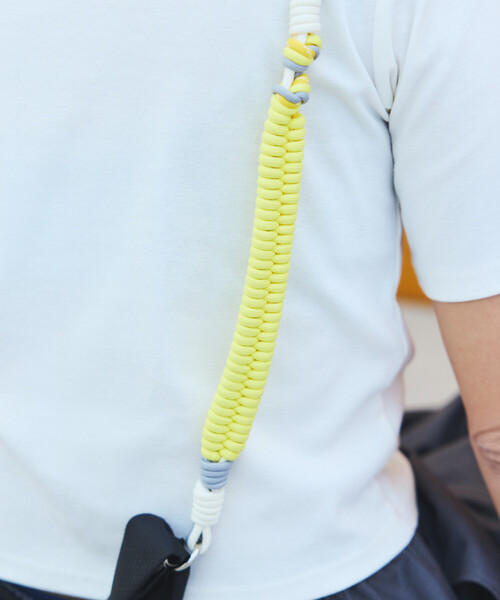 A SCENE(エーシーン)の「A SCENE/エーシーン DESIGN PARACORD SHOULDER デザインパラコードショルダー(スマホグッズ・メンズ・ブラック/その他/シルバー/イエロー/ピンク・ONE SIZE)」の14枚目の写真