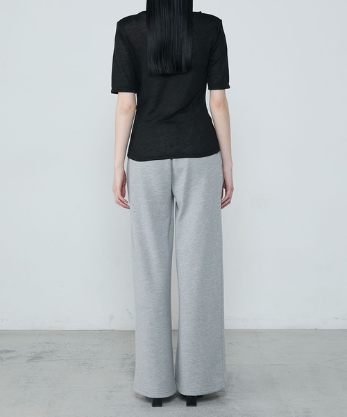 le ELMi（ルエルミ）の「Front snap design tops / フロントスナップ デザイントップス（Tシャツ/カットソー・レディース・チャコールグレー/ブラック・FREE）」の11枚目の写真