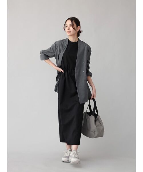 2wayストレッチ】ドロストカットワンピース（ワンピース