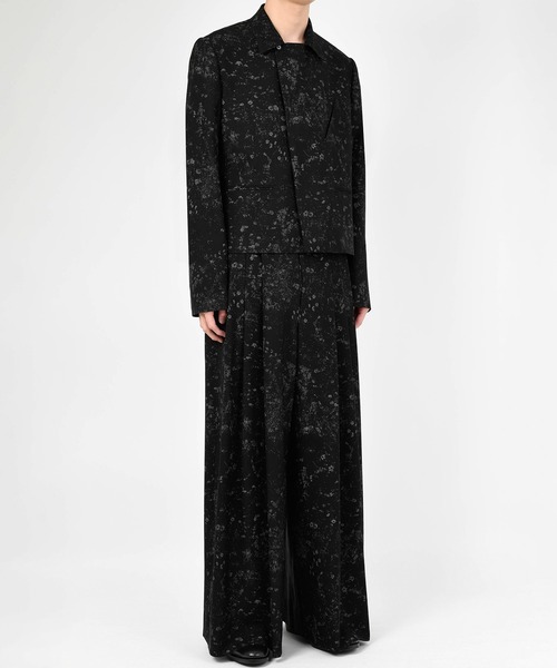 LAD MUSICIAN（ラッドミュージシャン）の「SMALL FLOWER RIDERS JACKET（テーラードジャケット・メンズ・ブラック・44/46/42）」の2枚目の写真