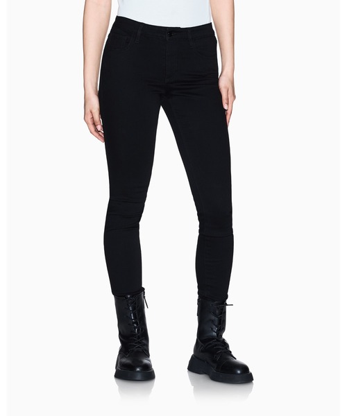 【A|X アルマーニ エクスチェンジ】ブラックデニムパンツ_J01 SUPER SKINNY