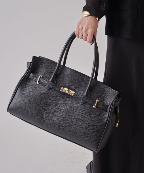 Lui's（ルイス）の「MILLELA FIRENZE ミディアムハンドバッグ（ハンドバッグ・レディース・ダークブラウン/ブラック・FREE）」の4枚目の写真