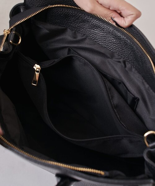 Lui's（ルイス）の「MILLELA FIRENZE ミディアムハンドバッグ（ハンドバッグ・レディース・ダークブラウン/ブラック・FREE）」の9枚目の写真