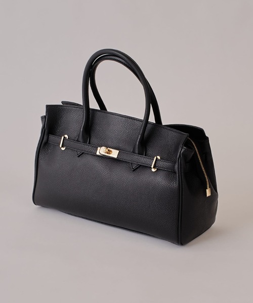 Lui's（ルイス）の「MILLELA FIRENZE ミディアムハンドバッグ（ハンドバッグ・レディース・ダークブラウン/ブラック・FREE）」の2枚目の写真