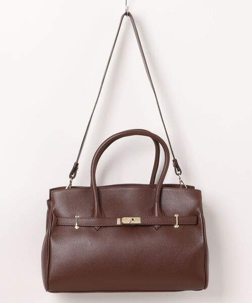 Lui's（ルイス）の「MILLELA FIRENZE ミディアムハンドバッグ（ハンドバッグ・レディース・ダークブラウン/ブラック・FREE）」の12枚目の写真