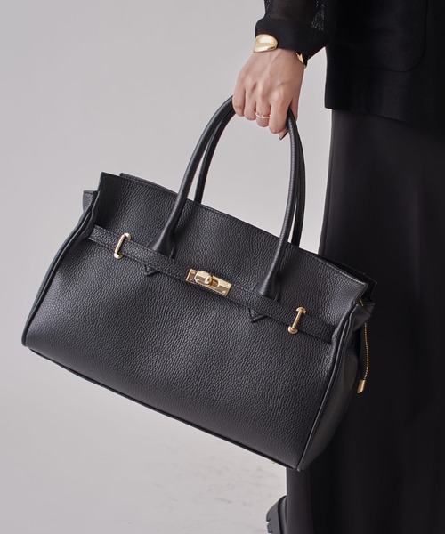 Lui's（ルイス）の「MILLELA FIRENZE ミディアムハンドバッグ（ハンドバッグ・レディース・ダークブラウン/ブラック・FREE）」の22枚目の写真