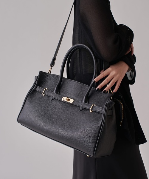 Lui's（ルイス）の「MILLELA FIRENZE ミディアムハンドバッグ（ハンドバッグ・レディース・ダークブラウン/ブラック・FREE）」の21枚目の写真