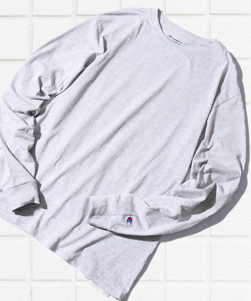 Champion(チャンピオン)の「Champion / 5.2oz OVER SIZE LONGSLEEVE T-SHIRTS / CC8C 秋服 冬服(Tシャツ/カットソー・メンズ・ブラック/グレー/ネイビー/ホワイト・XL/L/M/S)」の3枚目の写真