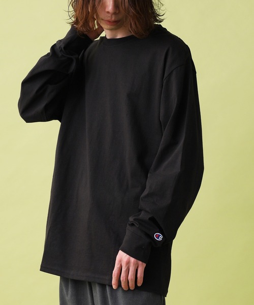 Champion(チャンピオン)の「Champion / 5.2oz OVER SIZE LONGSLEEVE T-SHIRTS / CC8C 秋服 冬服(Tシャツ/カットソー・メンズ・ブラック/グレー/ネイビー/ホワイト・XL/L/M/S)」の22枚目の写真
