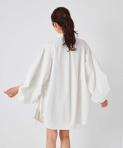 ever closet（エバークローゼット）の「ボリュームスリーブブラウス（シャツ/ブラウス・レディース・ホワイト/ブラック・F）」の6枚目の写真