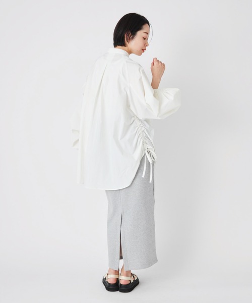 ever closet（エバークローゼット）の「ボリュームスリーブブラウス（シャツ/ブラウス・レディース・ホワイト/ブラック・F）」の9枚目の写真