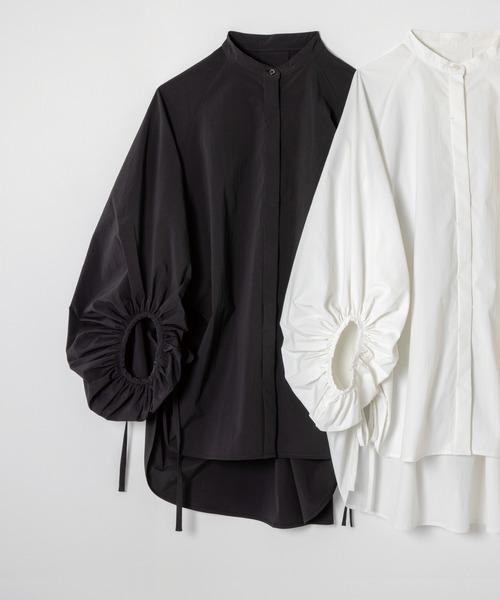 ever closet（エバークローゼット）の「ボリュームスリーブブラウス（シャツ/ブラウス・レディース・ホワイト/ブラック・F）」の15枚目の写真