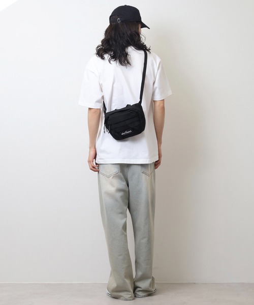 WILD THINGS(ワイルドシングス)の「WILD THINGS ウェビング ミニショルダーバッグ(ショルダーバッグ・メンズ・ブラック/オリーブ/ベージュ/グレー・FREE)」の22枚目の写真