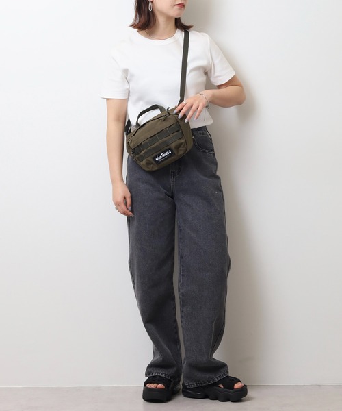 WILD THINGS(ワイルドシングス)の「WILD THINGS ウェビング ミニショルダーバッグ(ショルダーバッグ・メンズ・ブラック/オリーブ/ベージュ/グレー・FREE)」の20枚目の写真
