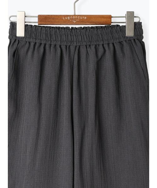 Lugnoncure（ルノンキュール）の「ストライプジャカードイージーパンツ（その他パンツ・レディース・ブラック/オフホワイト/チャコールグレー/イエロー・F）」の17枚目の写真