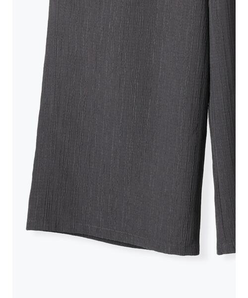 Lugnoncure（ルノンキュール）の「ストライプジャカードイージーパンツ（その他パンツ・レディース・ブラック/オフホワイト/チャコールグレー/イエロー・F）」の19枚目の写真