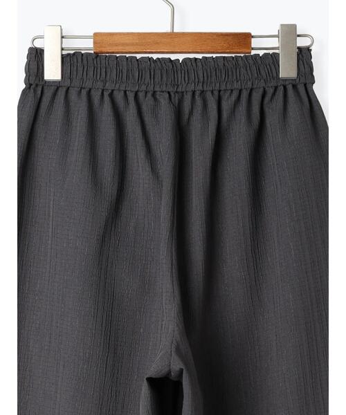 Lugnoncure（ルノンキュール）の「ストライプジャカードイージーパンツ（その他パンツ・レディース・ブラック/オフホワイト/チャコールグレー/イエロー・F）」の20枚目の写真