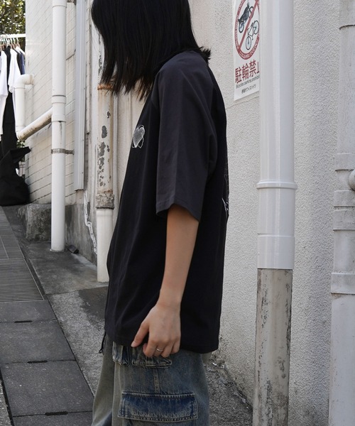 【Y2K】DAMAGE ASIA 25SS メカニックdressプリントビッグT Y2K】DAMAGE ASIA 25SS メカニックdressプリントビッグT