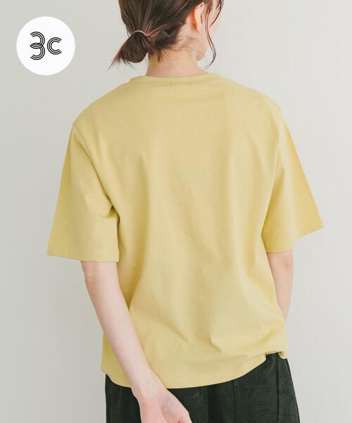 ITEMS URBANRESEARCH（アイテムズ アーバンリサーチ）の「ベーシック半袖Tシャツ（Tシャツ/カットソー・レディース・ブラック/イエロー/ホワイト・FREE）」の3枚目の写真