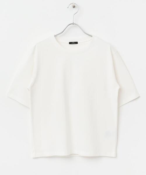 ITEMS URBANRESEARCH（アイテムズ アーバンリサーチ）の「ベーシック半袖Tシャツ（Tシャツ/カットソー・レディース・ブラック/イエロー/ホワイト・FREE）」の6枚目の写真
