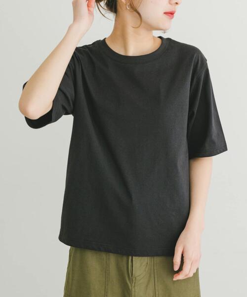 ITEMS URBANRESEARCH（アイテムズ アーバンリサーチ）の「ベーシック半袖Tシャツ（Tシャツ/カットソー・レディース・ブラック/イエロー/ホワイト・FREE）」の8枚目の写真