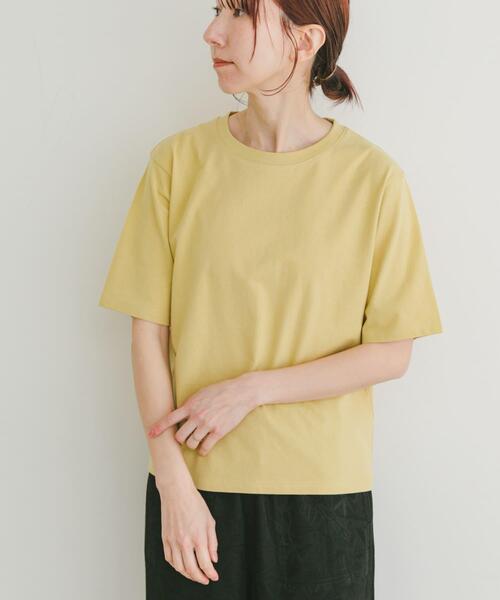 ITEMS URBANRESEARCH（アイテムズ アーバンリサーチ）の「ベーシック半袖Tシャツ（Tシャツ/カットソー・レディース・ブラック/イエロー/ホワイト・FREE）」の15枚目の写真