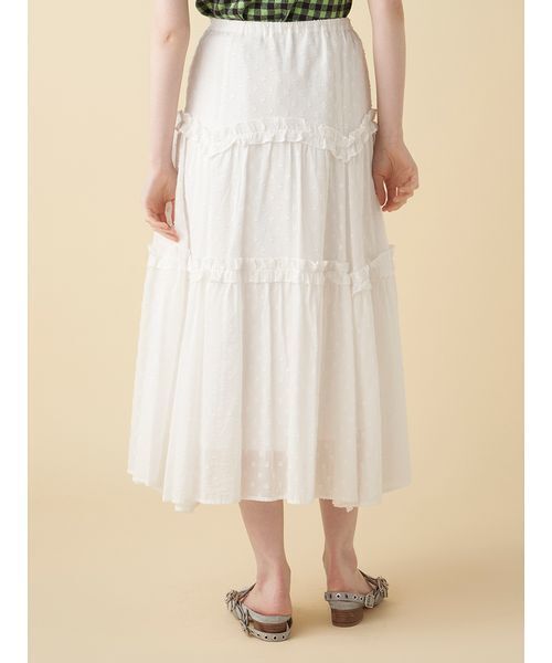 FURFUR(ファーファー)の「フレアデザインスカート(スカート・レディース・ホワイト/ライトブルー/ブラック・FREE)」の9枚目の写真