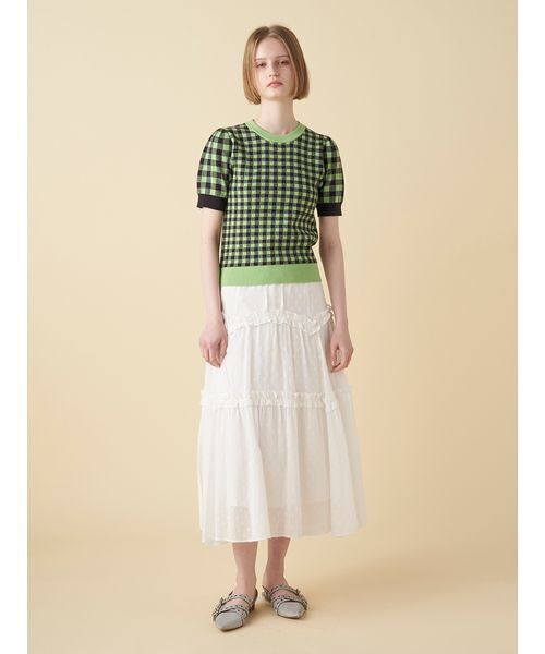 FURFUR(ファーファー)の「フレアデザインスカート(スカート・レディース・ホワイト/ライトブルー/ブラック・FREE)」の11枚目の写真