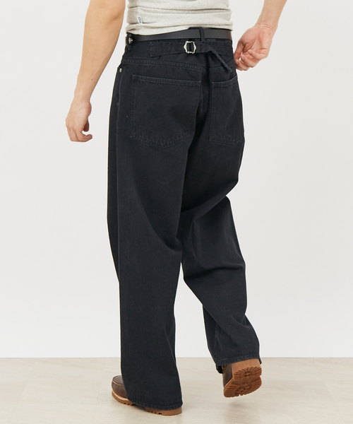 NEEDBY heritage(ニードバイヘリテージ)の「【NEEDBY heritage|ニードバイヘリテージ】KOH(コー)/スーパーワイドデニム/UNISEX(デニムパンツ・メンズ・ブラック/インディゴブルー・29/31/33)」の19枚目の写真