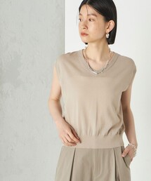 Wai＋:〈手洗い可能〉Vネック ベスト