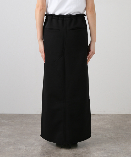 Oriens JOURNAL STANDARD(オリエンス ジャーナルスタンダード)の「【OPEN YY / オープンワイワイ】FRONT JEAN EFFECTJERSEY SKIRT YY251SK006(スカート・レディース・ブラック・SMALL)」の11枚目の写真