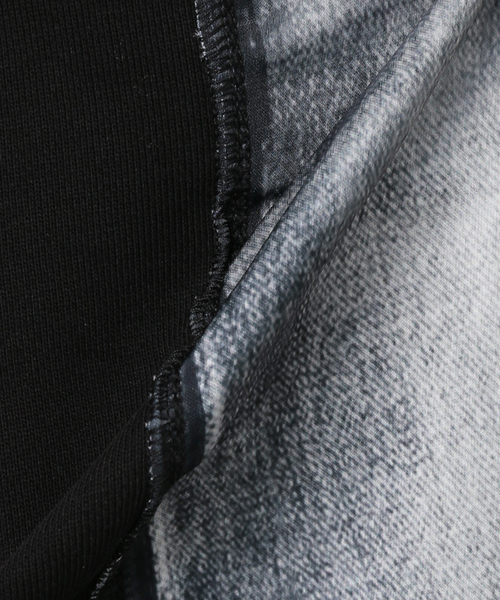 Oriens JOURNAL STANDARD(オリエンス ジャーナルスタンダード)の「【OPEN YY / オープンワイワイ】FRONT JEAN EFFECTJERSEY SKIRT YY251SK006(スカート・レディース・ブラック・SMALL)」の2枚目の写真