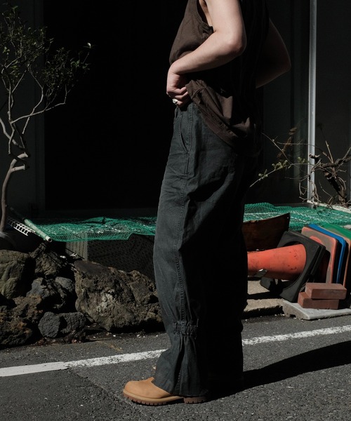 2AM（ツーエイエム）の「NAM ナム / BELLOWS TROUSERS SHABBY（デニムパンツ・メンズ・ブラック・2/1）」の8枚目の写真