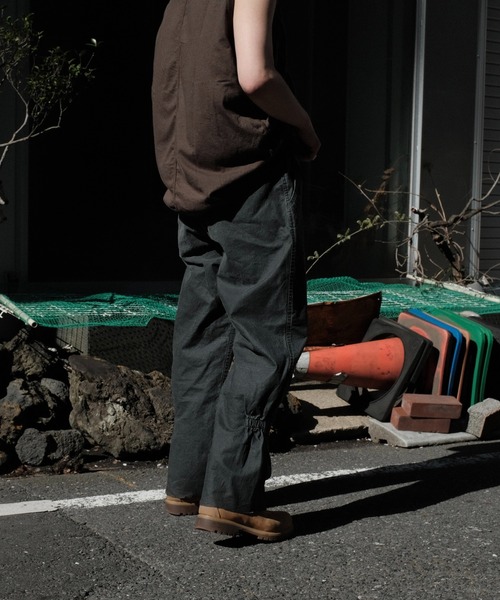 2AM（ツーエイエム）の「NAM ナム / BELLOWS TROUSERS SHABBY（デニムパンツ・メンズ・ブラック・2/1）」の9枚目の写真
