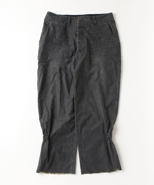 2AM（ツーエイエム）の「NAM ナム / BELLOWS TROUSERS SHABBY（デニムパンツ・メンズ・ブラック・2/1）」の6枚目の写真
