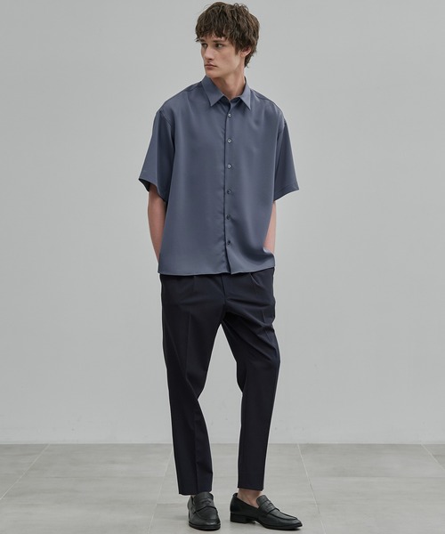 PGG グレー ショートスリーブシャツ 月間売上NO1先行予約】 COLD DRY ショートスリーブシャツ ｜接触冷感