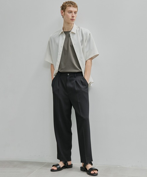 UNITED TOKYO（ユナイテッドトウキョウ）の「COLD DRY ショートスリーブシャツ（シャツ/ブラウス・メンズ・ダークグレー/ライトグレー/グレイッシュベージュ/ブラック・1/3/2）」の19枚目の写真